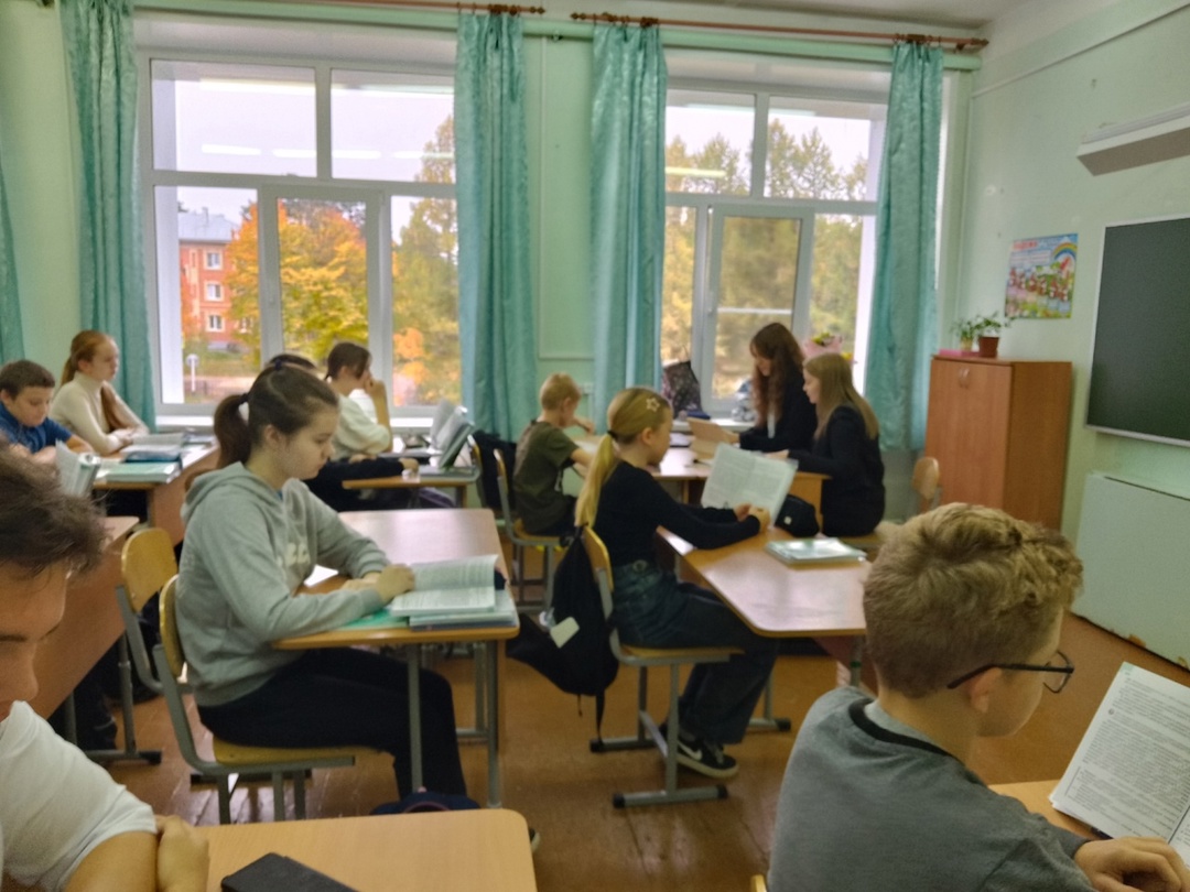 День самоуправления в Вашкинской средней школе.